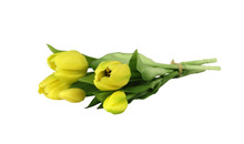 Konstblomma Tulpan Gul 5-pack